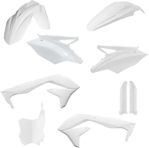 Acerbis Complete Plastic Fender Body Kit White