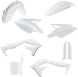 Acerbis Complete Plastic Fender Body Kit White