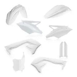 Acerbis Complete Plastic Fender Body Kit White