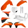Acerbis Complete Plastic Fender Body Kit Orange/White/Black