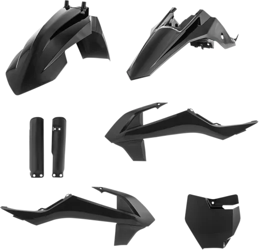Acerbis Complete Plastic Fender Body Kit Black