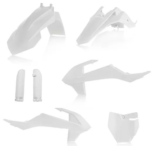 Acerbis Complete Plastic Fender Body Kit White