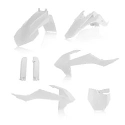 Acerbis Complete Plastic Fender Body Kit White