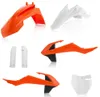 Acerbis Complete Plastic Fender Body Kit OE Orange/Black/White