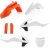 Acerbis Complete Plastic Fender Body Kit OE Black/White/Orange
