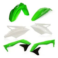 Acerbis Plastic Fender Body Kit Green White Black