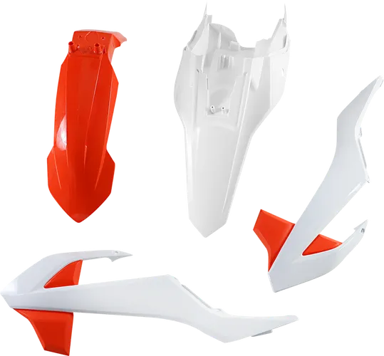 Acerbis Plastic Fender Body Kit White Orange OE 20