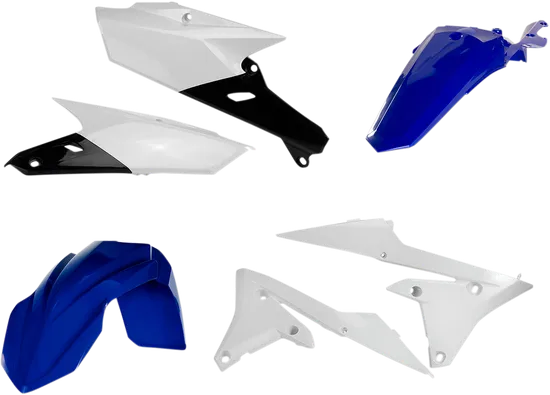 Acerbis Plastic Fender Body Kit White Blue Black