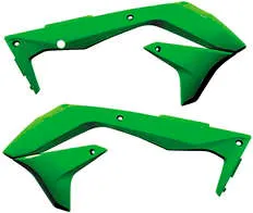 Acerbis Left Right Radiator Shrouds Green
