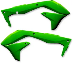 Acerbis Left Right Radiator Shrouds Green