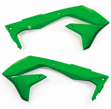 Acerbis Left Right Radiator Shrouds Flourescent Green