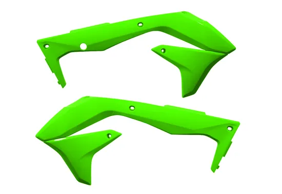 Acerbis Left Right Radiator Shrouds Flourescent Green