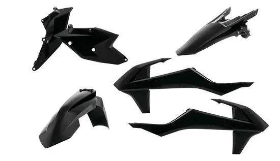 Acerbis Left Right Radiator Shrouds Flourescent Green