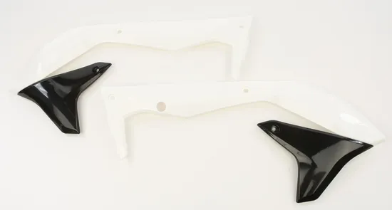 Acerbis Left Right Radiator Shrouds White Black