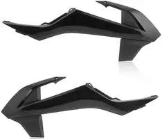 Acerbis Left Right Radiator Shrouds Black