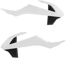 Acerbis Left Right Radiator Shrouds White Black