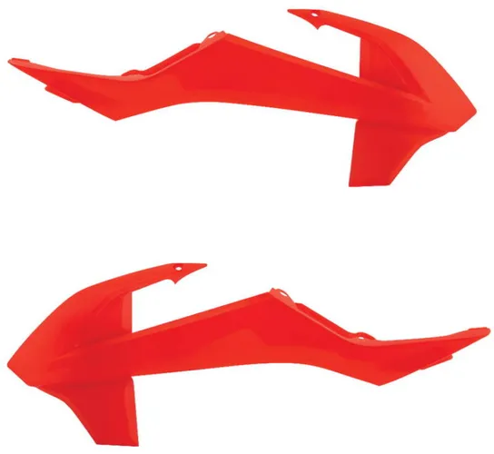 Acerbis Left Right Radiator Shrouds Flo Orange 2