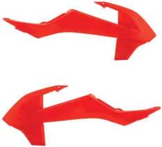 Acerbis Left Right Radiator Shrouds Flo Orange