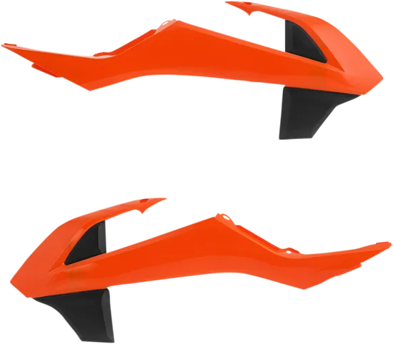 Acerbis Left Right Radiator Shrouds Orange