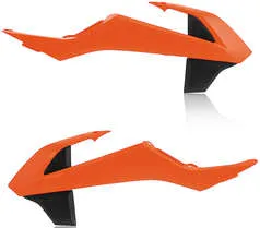 Acerbis Left Right Radiator Shrouds Orange