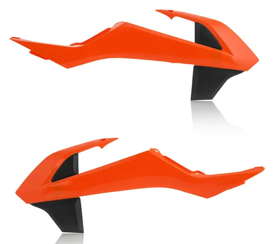Acerbis Left Right Radiator Shrouds Orange
