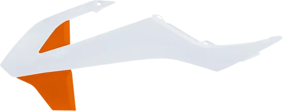 Acerbis Left Right Radiator Shrouds Orange 16 White 20