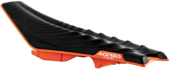 Acerbis Single Piece X-Seat Black Orange