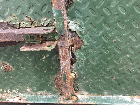 Complete Bed Assembly 1997 Kawasaki Mule 550 KAF300 2605 x