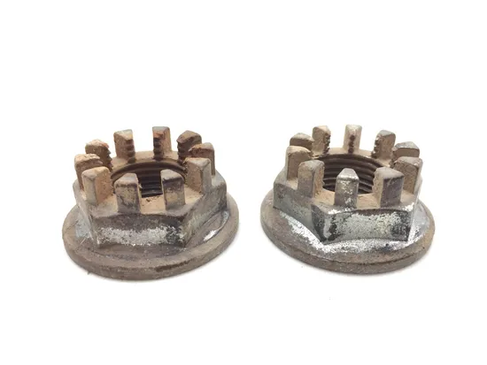 Front Wheel Hub Spindle Castle Nuts 2011 Suzuki King Quad 750 LTA750X AXi 2614
