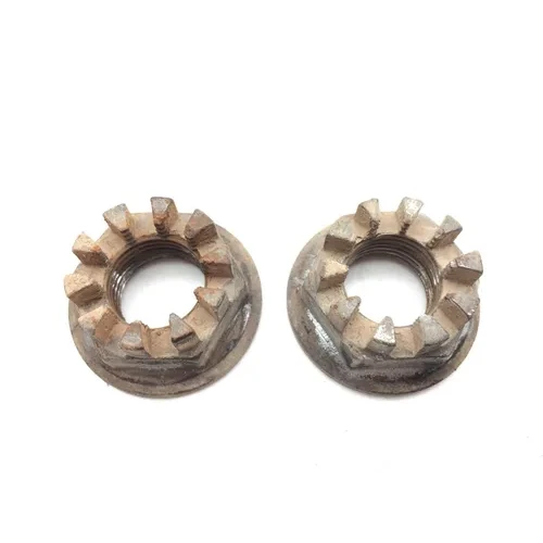 Front Wheel Hub Spindle Castle Nuts 2011 Suzuki King Quad 750 LTA750X AXi 2614 9
