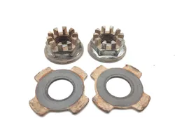 Front Wheel Hub Spindle Castle Nuts 2011 Suzuki King Quad 750 LTA750X AXi 2614