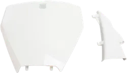 Acerbis White Front Number Plate