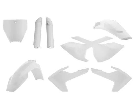 Acerbis Complete Plastic Fender Body Kit White