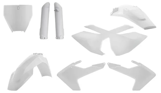 Acerbis Complete Plastic Fender Body Kit White