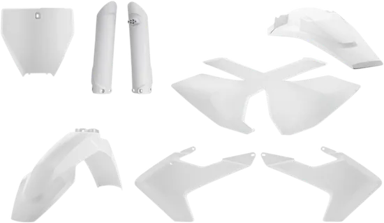 Acerbis Complete Plastic Fender Body Kit White