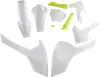 Acerbis Complete Plastic Fender Body Kit OE White/Yellow