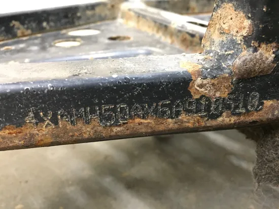 Frame Chassis 2006 Polaris Sportsman 500 4x4 HO EFI 2620A