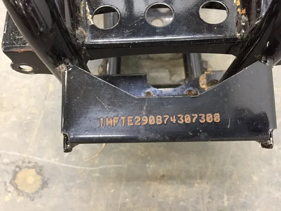 2007 Honda 400 Rancher AT 4x4 Frame Chassis 766A