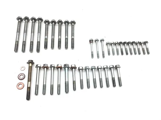 2002 Honda CBR954RR CBR 954RR Upper Lower Center Cases Case Bolts 2611A