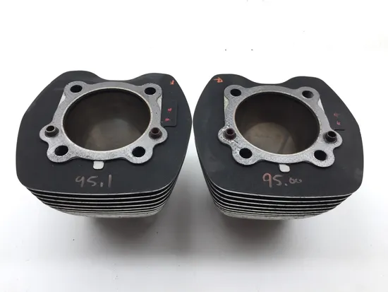 Front Rear Cylinder Jug Set 00 Harley Electra Ultra Classic EFI FLHTCUI 2632A