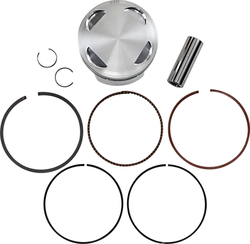 JE Piston Kit Rings Pins Round 4mm OB 89mm Bore 10.8:1