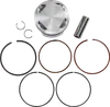 JE Piston Kit Rings Pins Round 4mm OB 89mm Bore 10.8:1