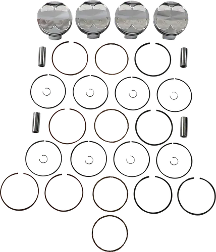 JE Piston Kit Rings Pins FSR 1.6mm OB 75mm Bore 13.5:1