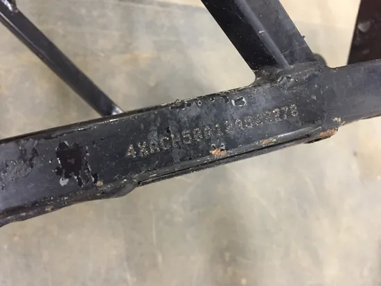 Frame Chassis 2002 Polaris Sportsman 500 4x4 HO 2642A