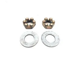 Front Wheel Hub Spindle Castle Nuts 2014 Polaris Ranger Crew 570 EFI 2644A