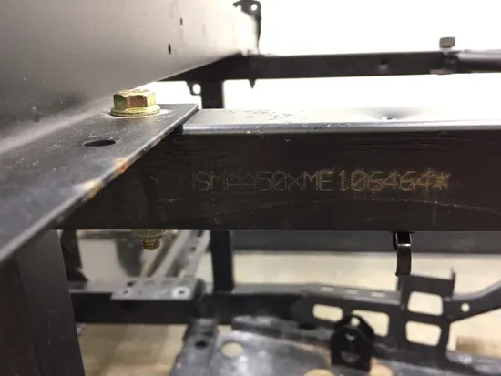 Frame Chassis CLN Ready To Go 2021 Polaris Ranger 500 2648A x