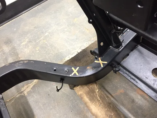 Frame Chassis CLN Ready To Go 2021 Polaris Ranger 500 2648A x