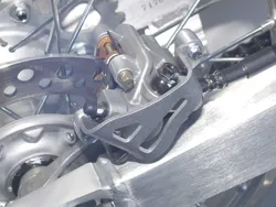 Works Aluminum Rear Brake Caliper Guard