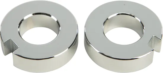 Harddrive Chrome Rear Axle Collar Set