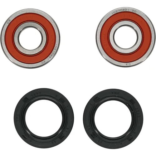 Pivot Works Premium Front Wheel Bearing Kit for Honda Off-Road Motorcycle